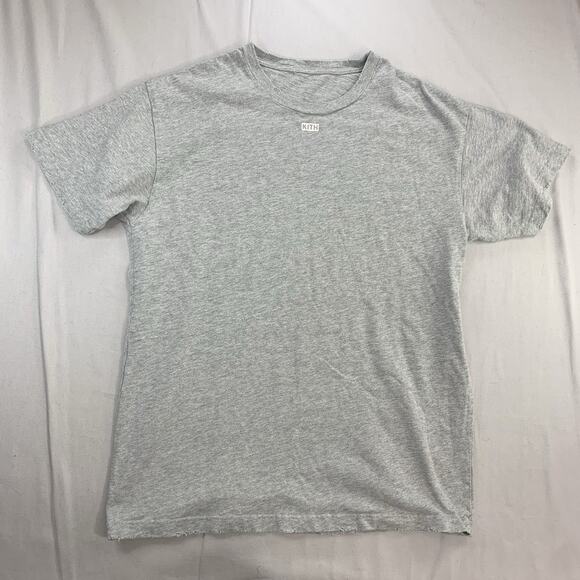 **SOLD** Kith T Shirt Mens Size XL Gray Distressed Short Sleeve - Picture 1 of 12